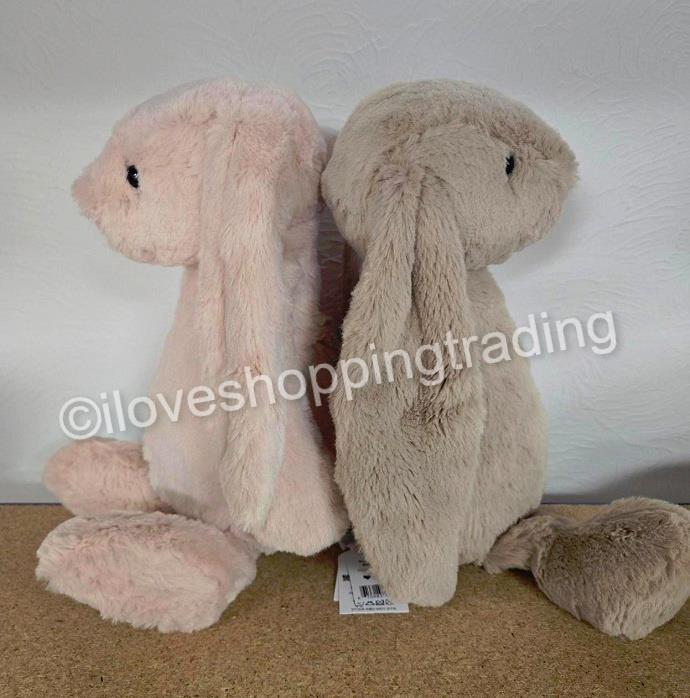 JELLYCAT RARE RETIRED LARGE ORIGINAL BASHFUL BLUSH BUNNY PLUSH