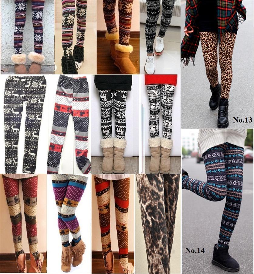 knitted wool leggings