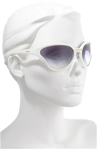 $378 - PRADA 68mm Oversize Wrap Butterfly Sunglasses in  display picture 3