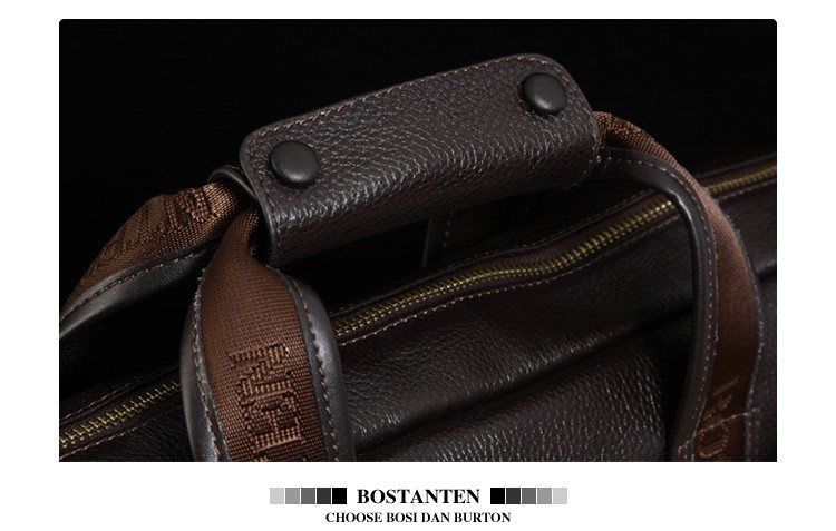 Men's genuine leather briefcase laptop messenger shoulder bag tote | eBay