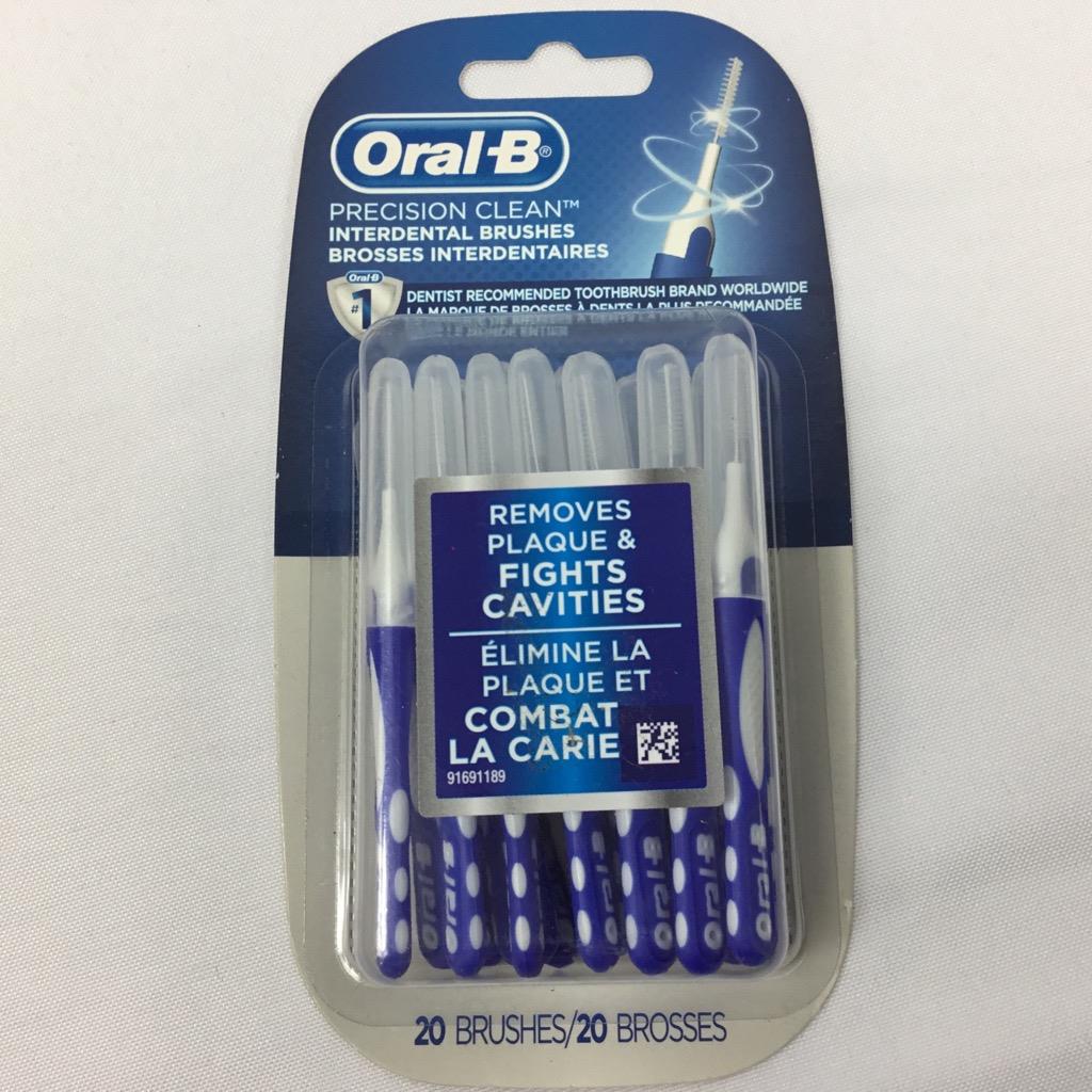 OralB Precision Clean Interdental Brushes 2 Packs of 20 Each NEW