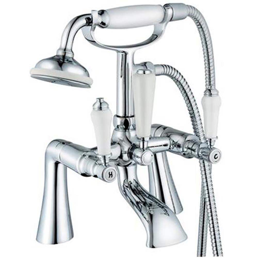 victorian style bath taps with shower attachment
