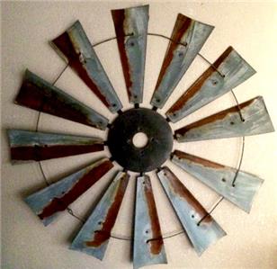 Windmill Wall Decor 38" rustic windmill head fan western ranch barn farmhouse wall Windmill Wall Decor 38" rustic windmill head fan western ranch barn farmhouse wall