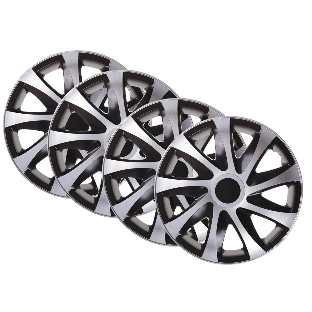 4 x 15" Wheel Covers Hub Caps 15 Inch Wheel Trims Trim ABS Plastic Trim