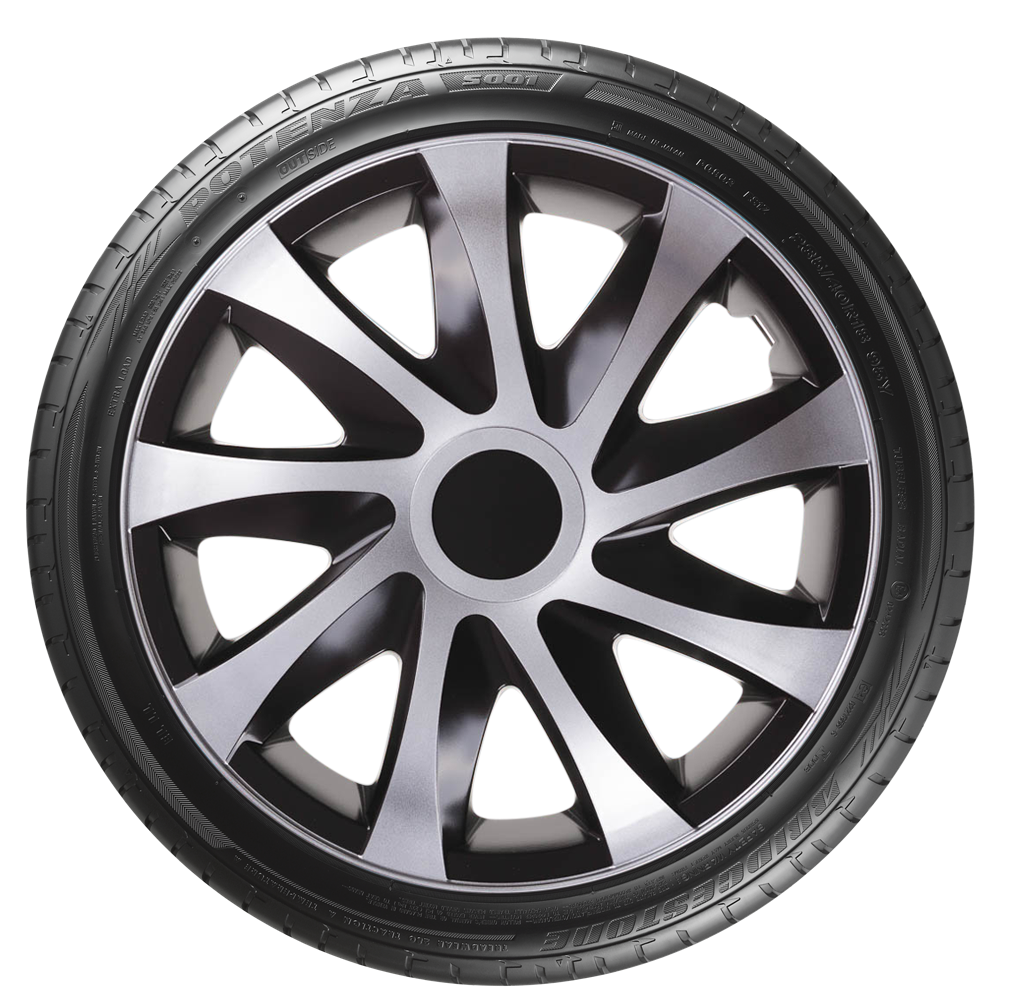 thumbnail image 2 of TFS Granite 15 Inch Wheel Trims / Hub Caps – Premium Design – Set Of 4 – White 2 of 4