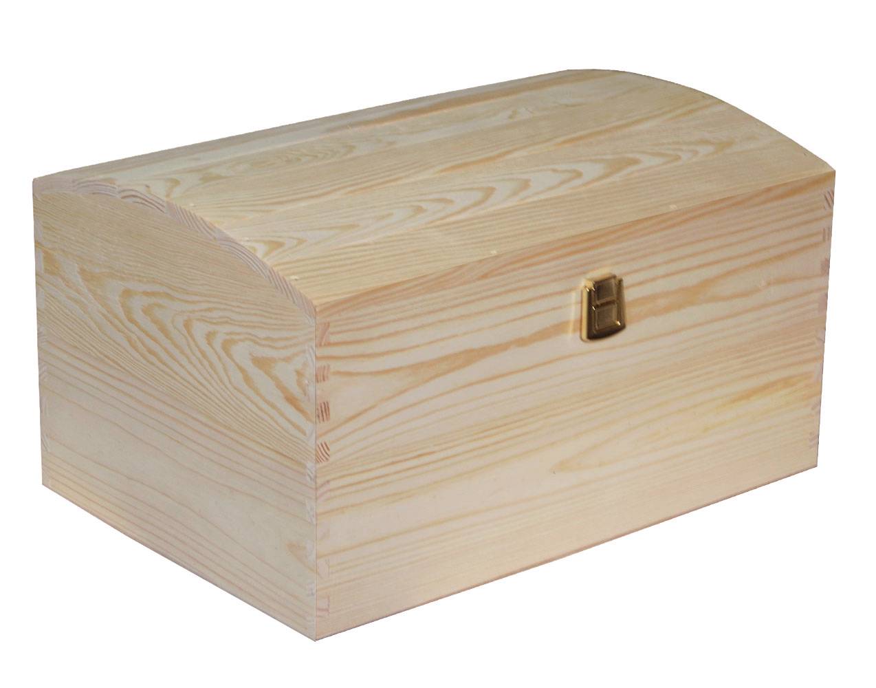 plain wooden craft boxes
