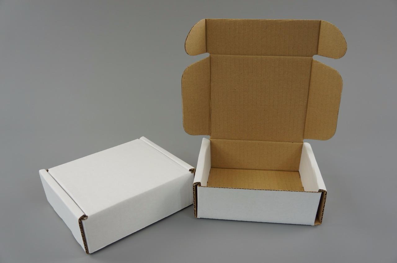 50 White Postal Cardboard Boxes Mailing Shipping Cartons