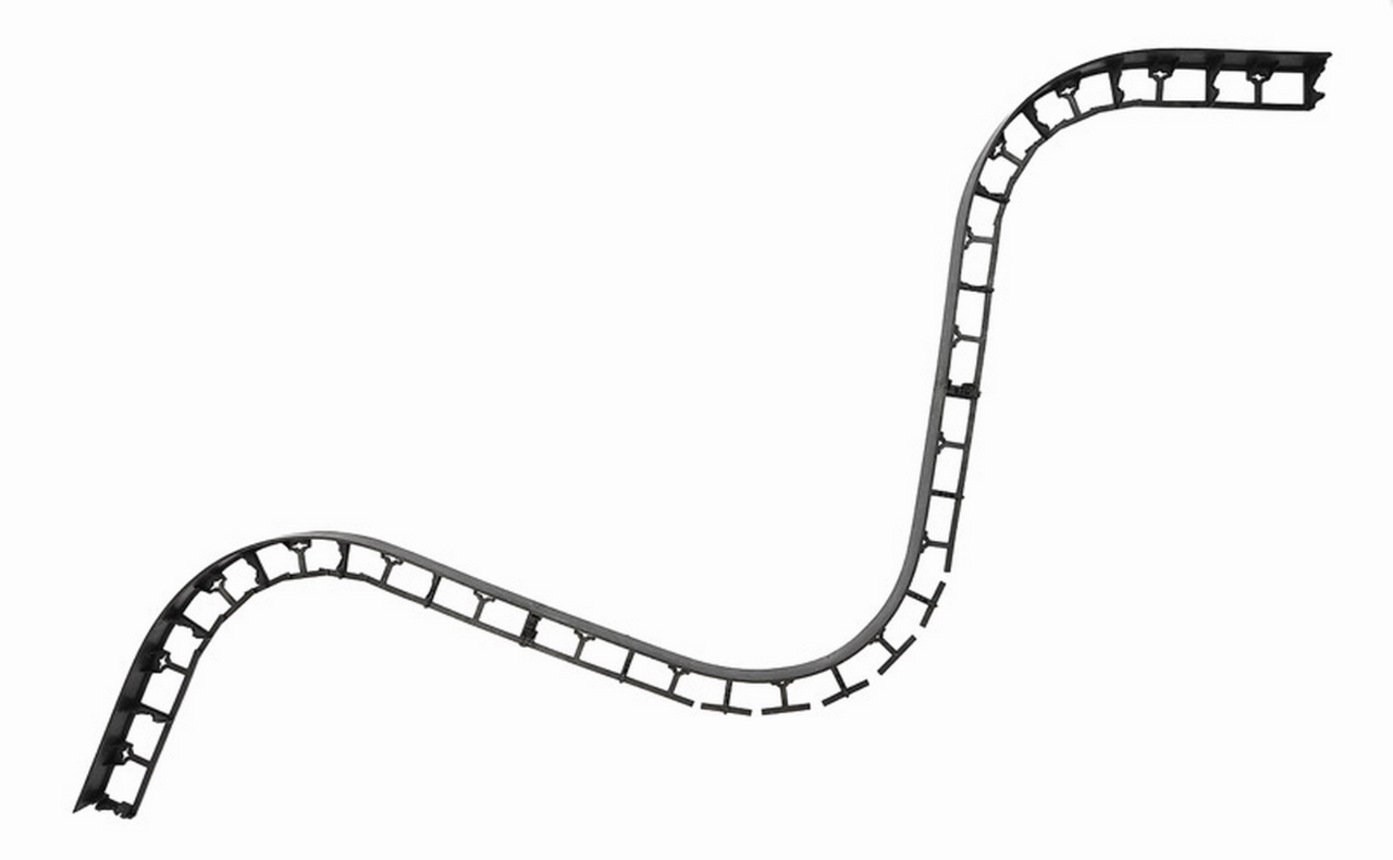 Jardín césped ribete frontera de jardín de plástico flexible 10-100m