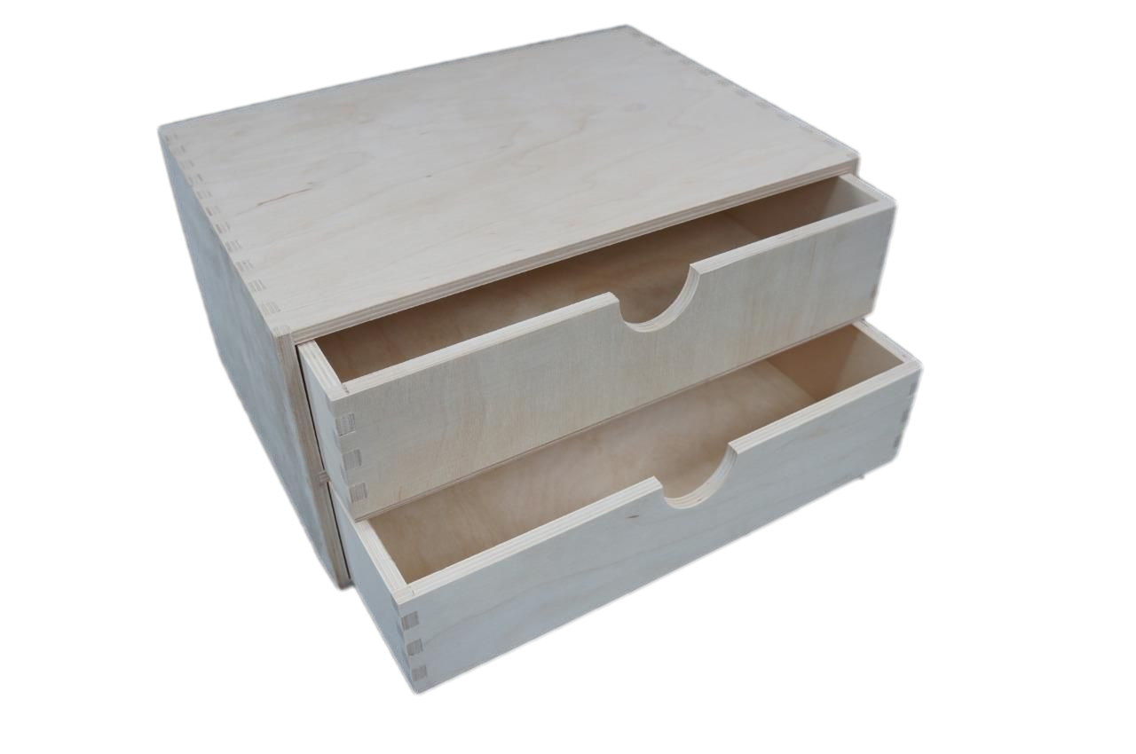 A4 Plain Wooden Cupboard Chest Shelf With Drawers Storage Desktop