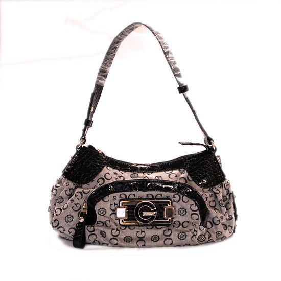 WOMENS DESIGNER Italian Handbag Gussaci Italian Black and Grey NEW | eBay