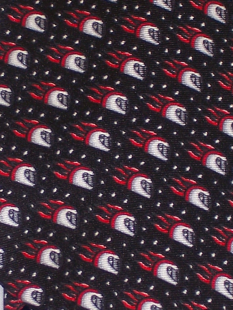 Mario Andretti SILK TIE Black Blue V Foundation F1 Indy 500 Super Formula NWT - Picture 8 of 10