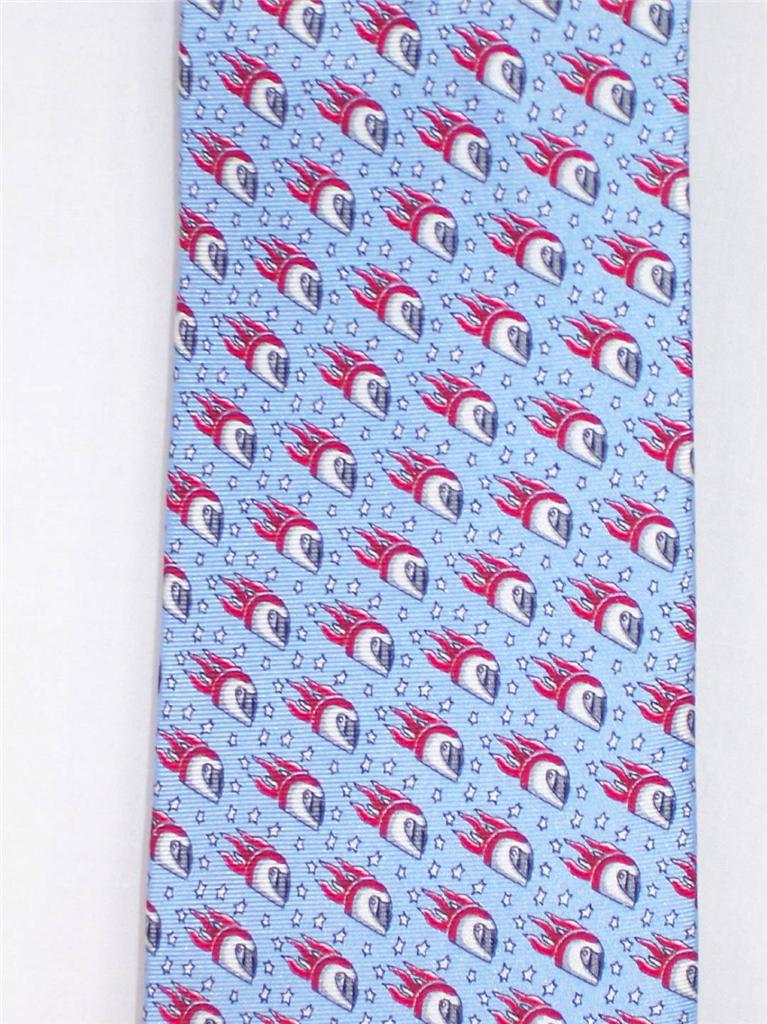 Mario Andretti SILK TIE Black Blue V Foundation F1 Indy 500 Super Formula NWT - Picture 9 of 10