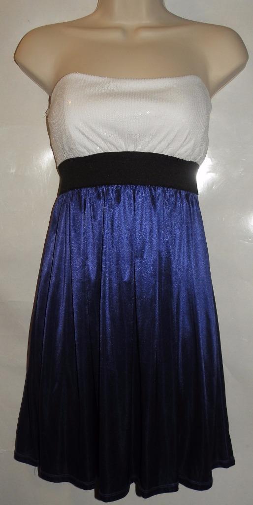 NWT City Triangles White Sequin Top Purple Holiday Party Dress Juniors M  7-9 | eBay