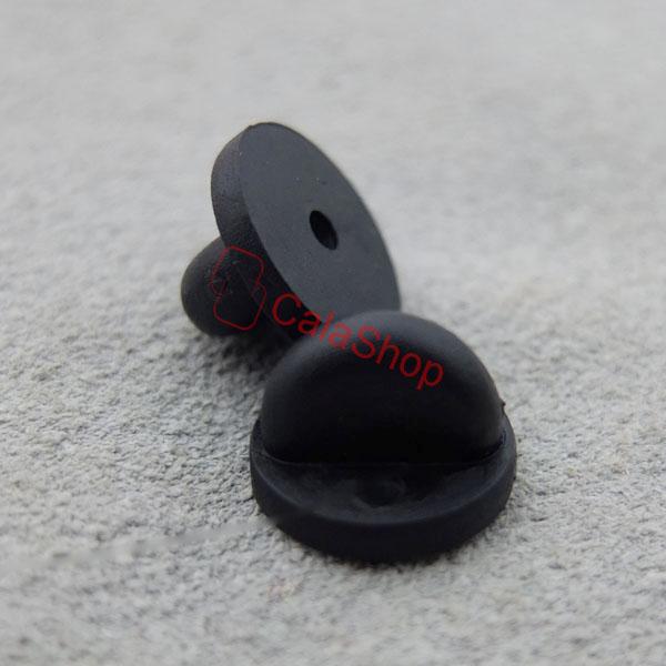 Rubber Lapel Hat Tie Tac Tack Pin Back Holder Clasp for Military Sports ...