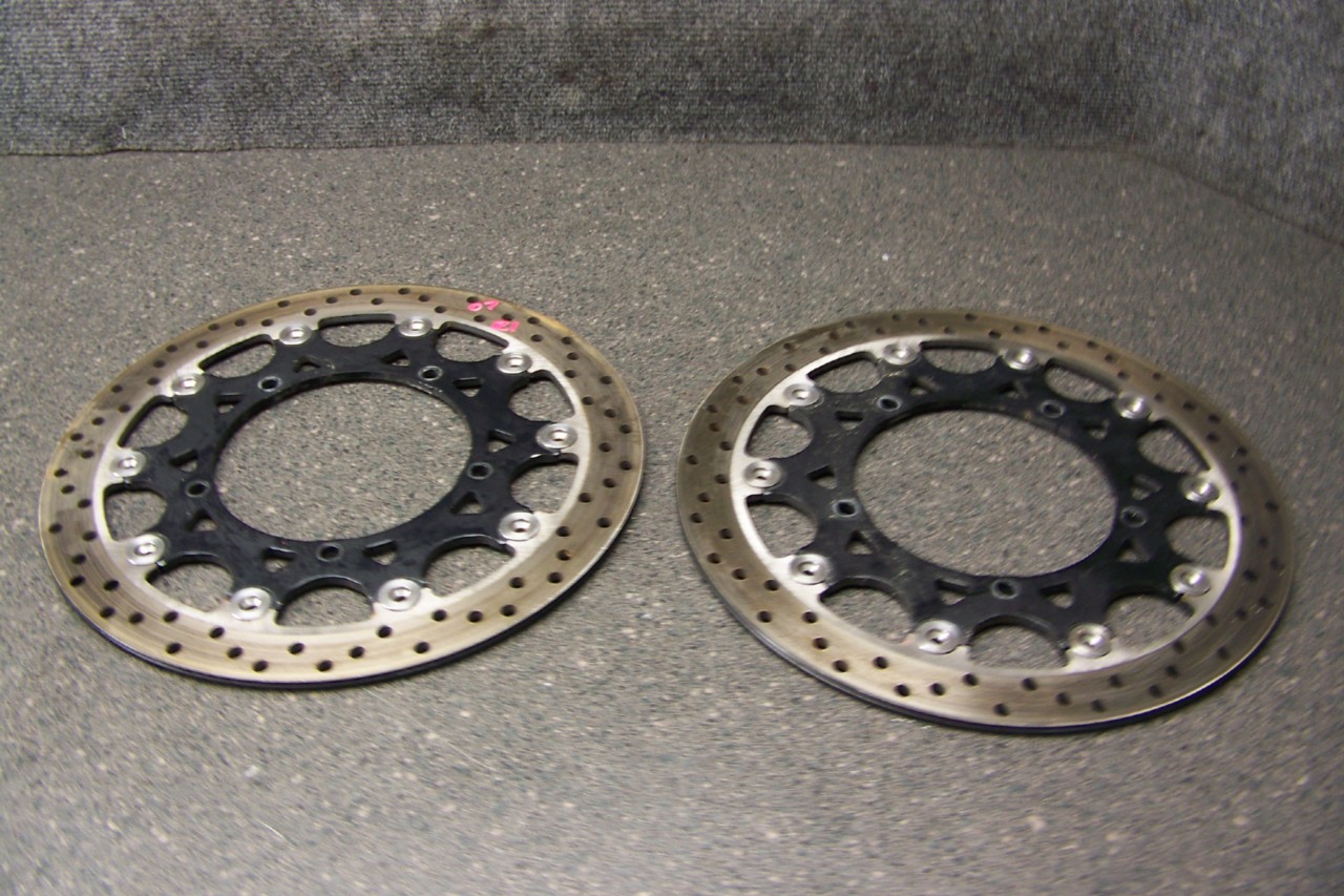07 Yamaha YZF R1 YZFR1 Front Brake Rotors 80H eBay