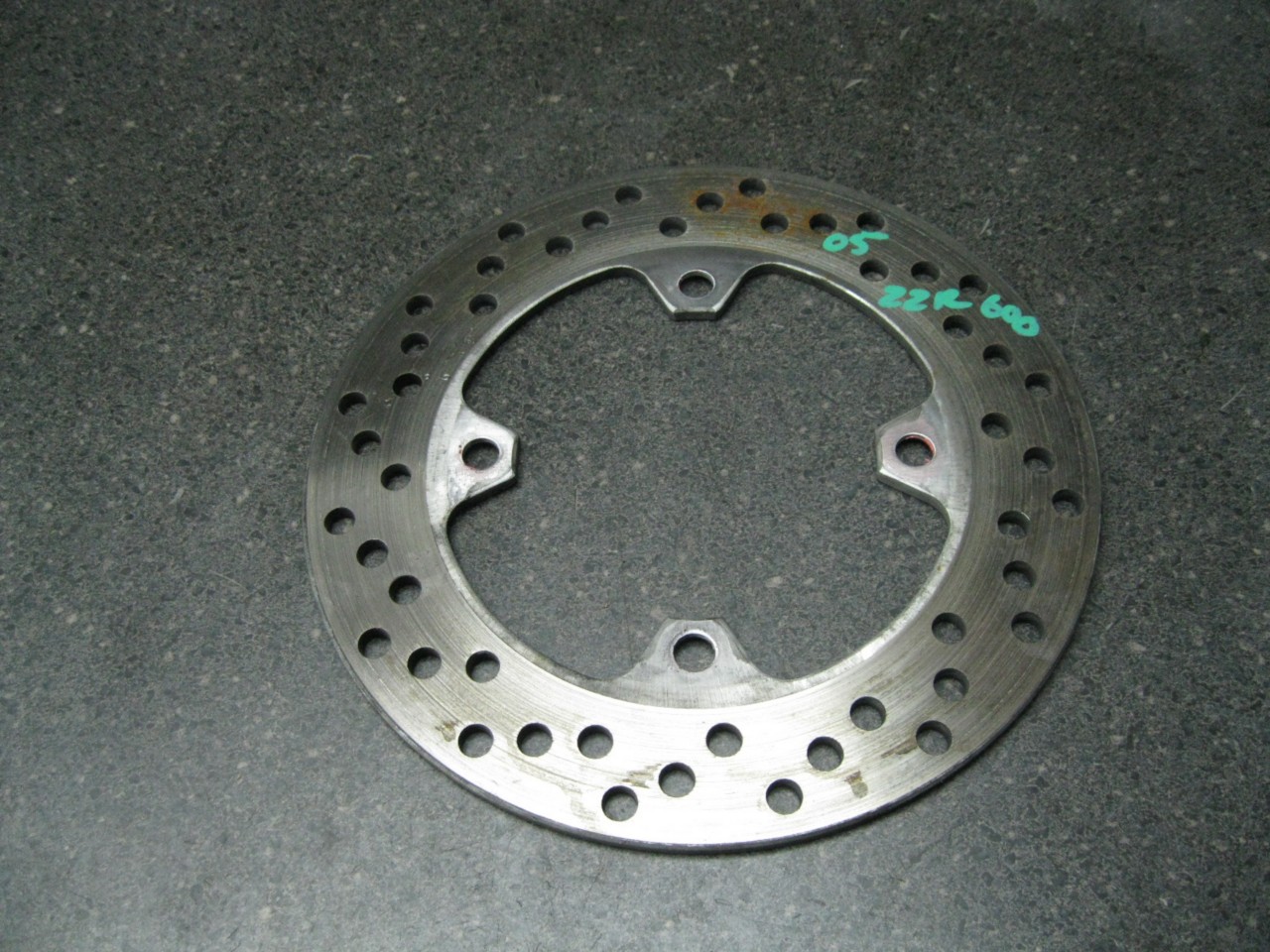 ⓔⓡⓘ 05 Ninja ZZR600 ZZR 600 Rear Brake Rotor 48J | eBay