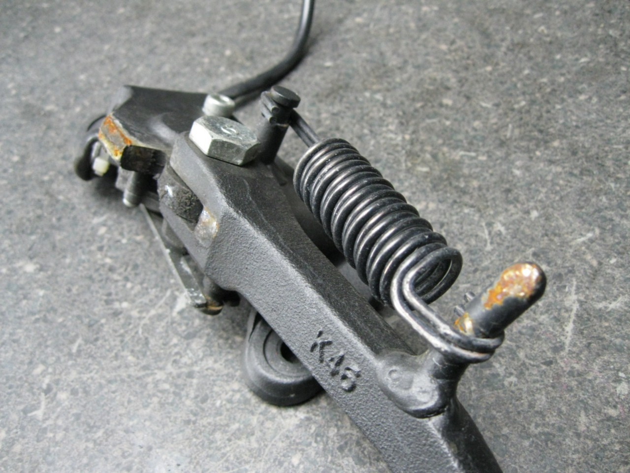 08 Ninja EX500 EX 500 Kickstand & Switch Side Stand 75J eBay