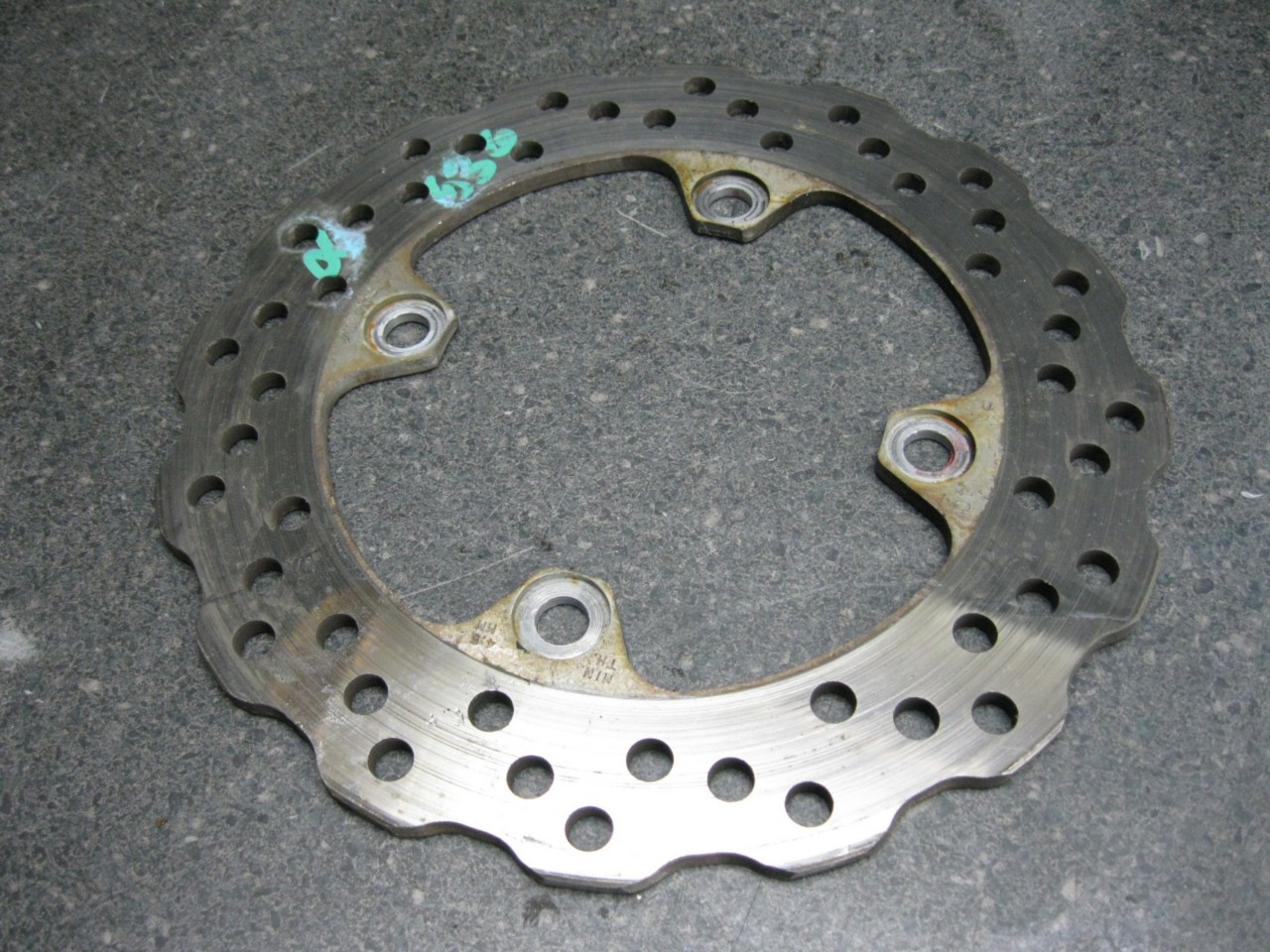 06 Kawasaki Ninja ZX6R ZX-6R ZX 636 Rear Brake Rotor Disc 47H | eBay