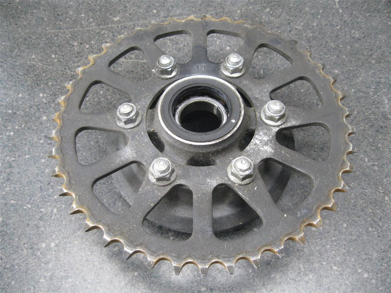 セット 2010 10 Kawasaki Ninja ZX6R ZX-6R Hub & 43 Tooth Sprocket 58I | eBay