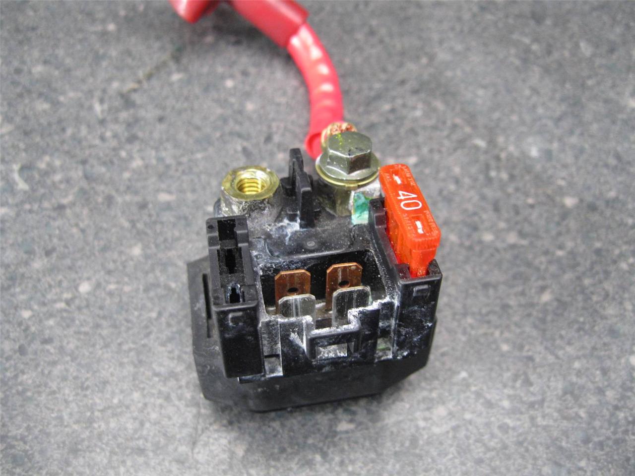 07 Yamaha YZF R6s R6 Starter Relay Solenoid 3K