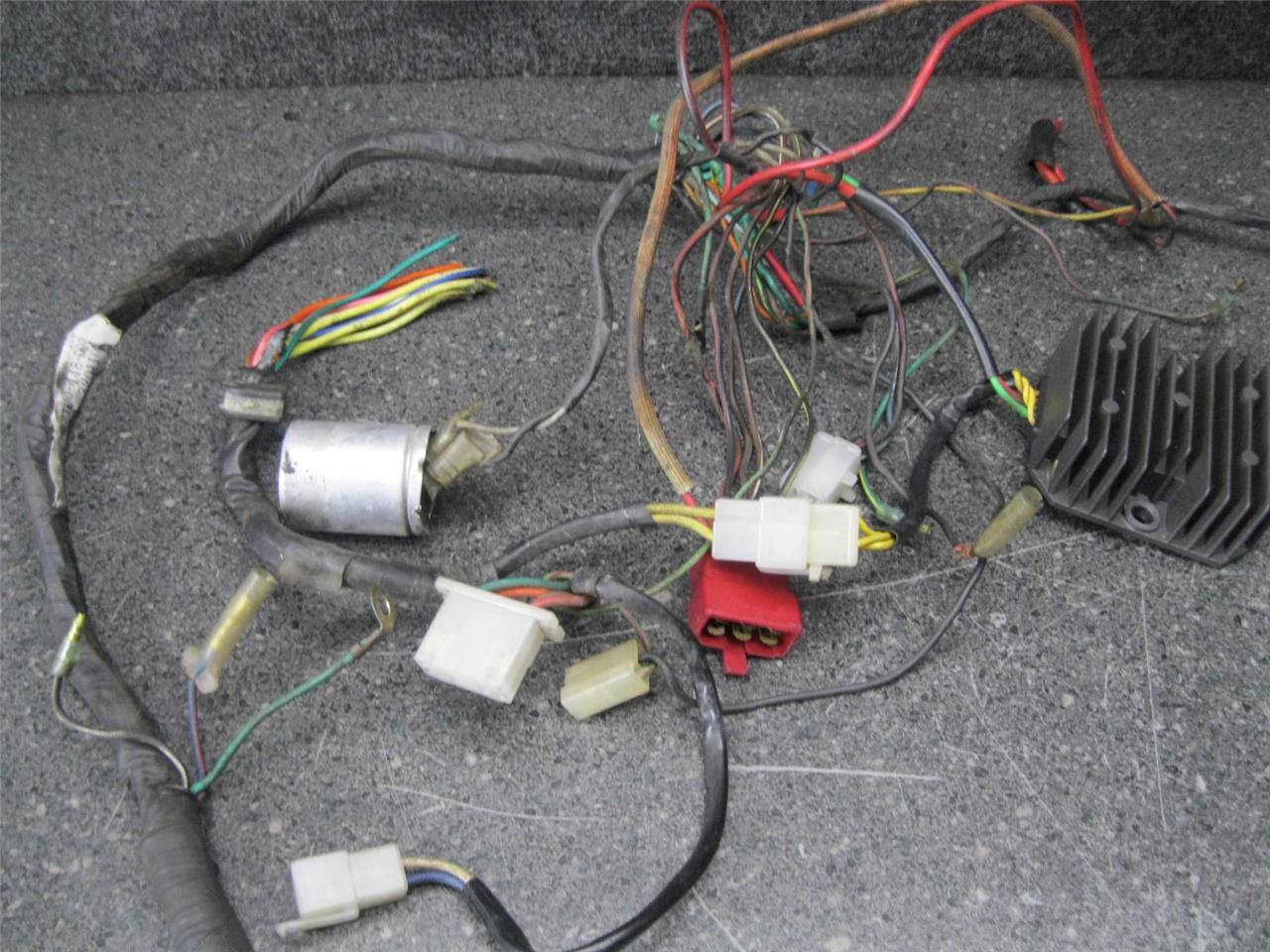 79 Honda CM400 Hondamatic Wiring Wire Harness & Voltage Regulator 22J