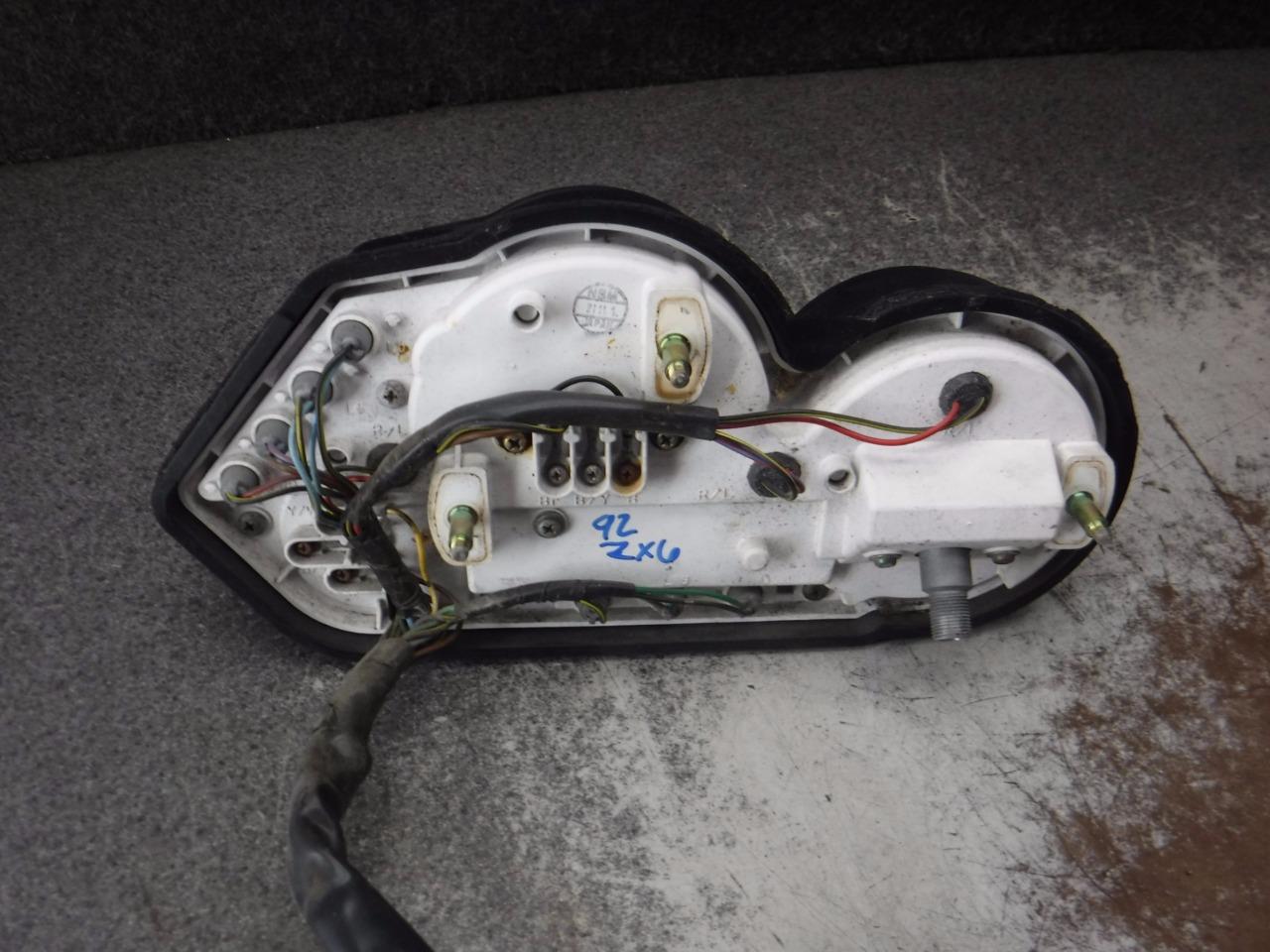 92 Kawasaki Ninja ZX6 ZX6E Gauge Cluster Speedometer Speedo