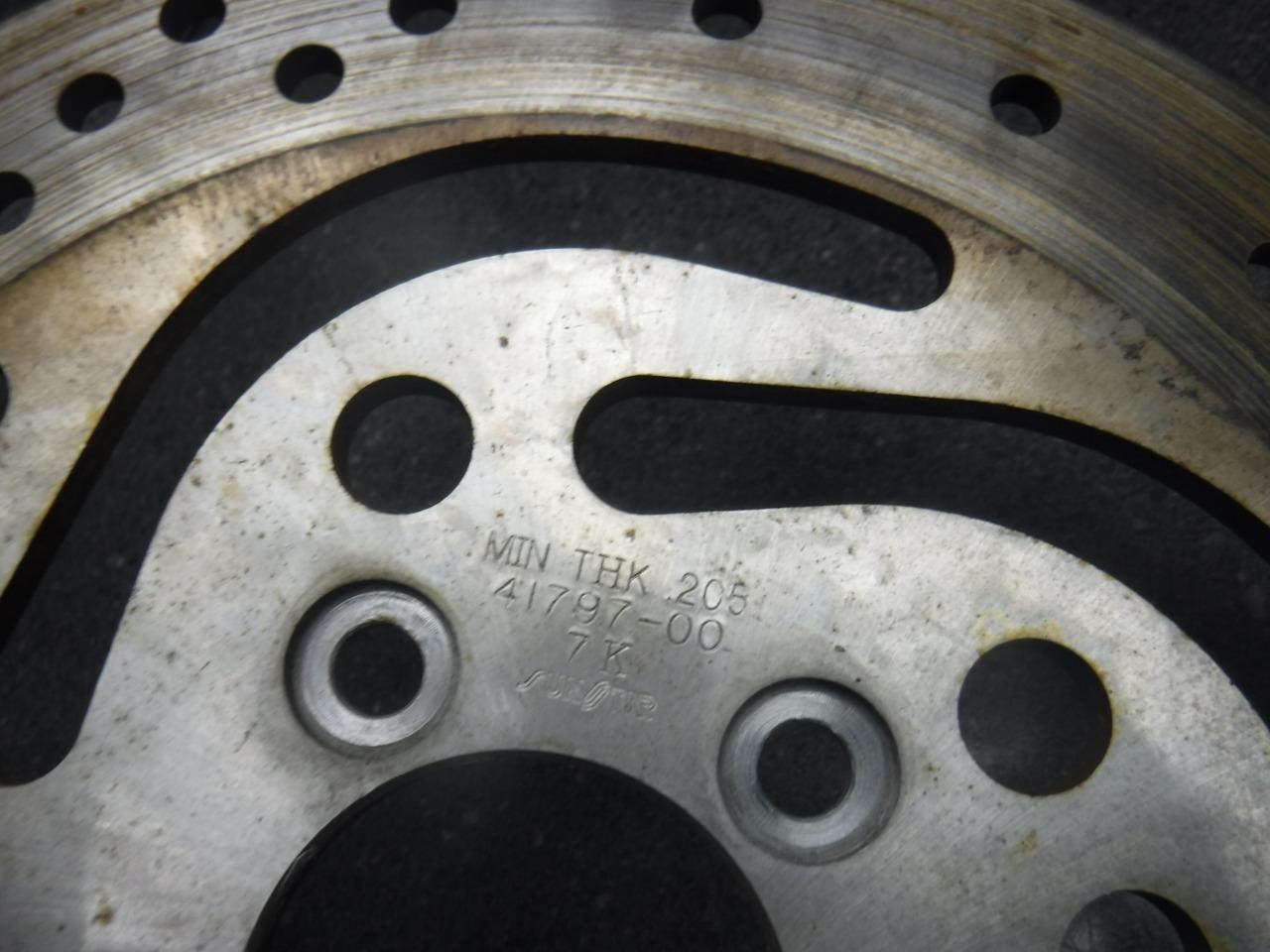 08 Harley Dyna FXD FXDB Rear Brake Rotor Disc 61B eBay