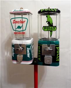 TEXACO GAS PUMP gumball machine candy dispenser bar game room decor novelty