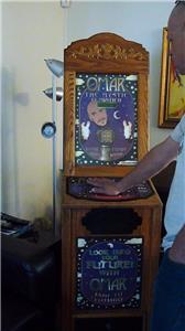Omar the mystic fortune teller novelty coin op vending machine | eBay