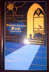 Edgar allan poe leather bound book