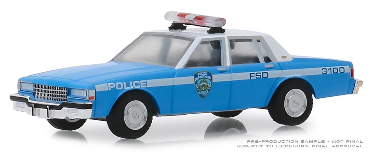 GREENLIGHT 42890 C 1990 CHEVROLET CAPRICE NYPD POLICE DIECAST MODEL CAR 1:64 | eBay