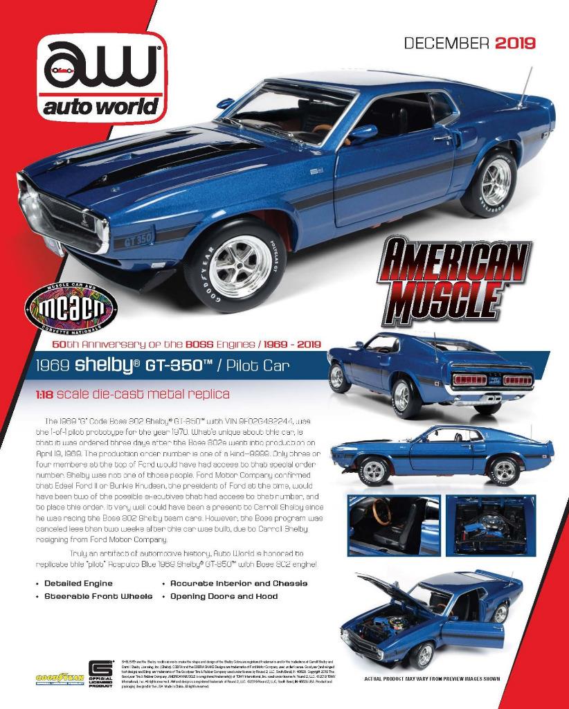 1969 mustang diecast