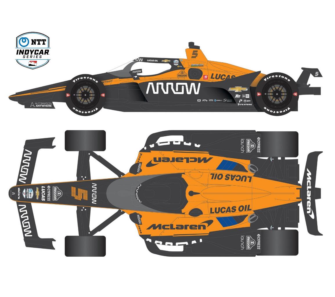 GreenLight 10871 2020 5 Pato O'Ward Diecast Indy Car 164 810027492463