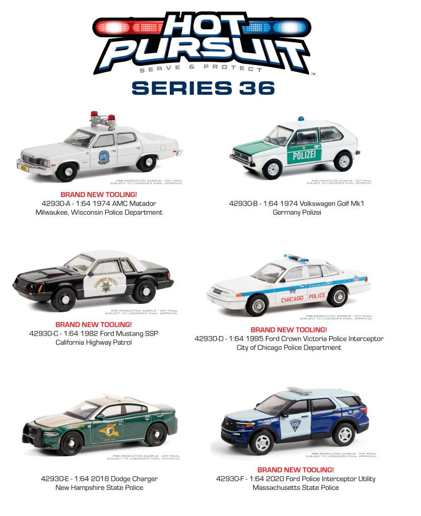 greenlight diecast police cars