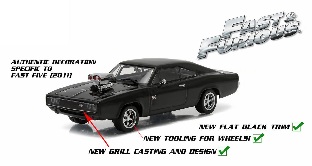 GREENLIGHT FAST & FURIOUS 7 LETTY'S 2014 DODGE CHALLENGER DIECAST