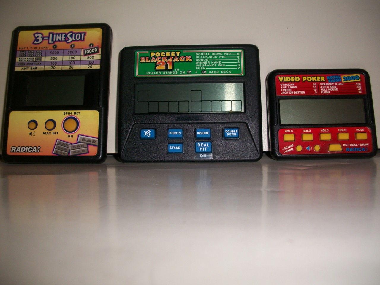 handheld casino games