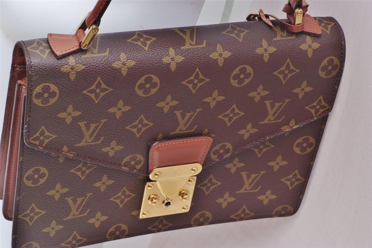 Louis Vuitton Monogram Monceau Gold/Authentic Ladies Luxury Handbag! | eBay