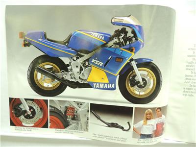 NOS 1988 Yamaha YSR50 Original Dealer Sales Brochure B5624 | eBay