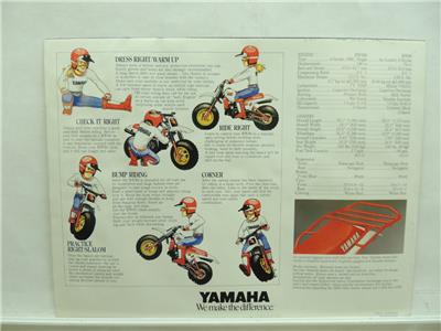 Yamaha Big Wheel 80/200 Brochure 11119-03-83 B5627 | eBay