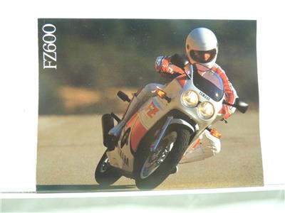 ≪超目玉★12月≫ Brochure Dealer Motorcycle FZ600 Yamaha 1987 B6323 eBay | その他