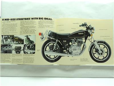 1979 Yamaha XS400 Motorcycle Dealer Sales Brochure B6357 | eBay
