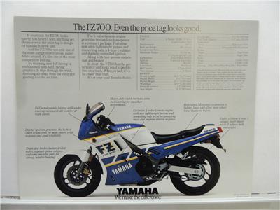 YAMAHA QUATRO BEAT 2本　FX-105 1本　計3本セット NOS 1987 Yamaha FZ700 Dealer Brochure B6698 | eBay