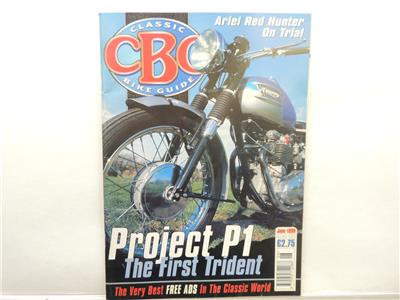 A MAGAZINE #6　CURATED BY 　ヴェロニク・ブランキーノ June 1999 Classic Bike Guide Magazine Ariel Red Hunter
