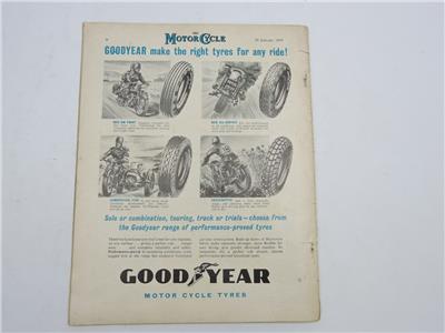 マガリンページ Jan 29 1959 The Motorcycle Magazine Jubilee 250 Norton Royal