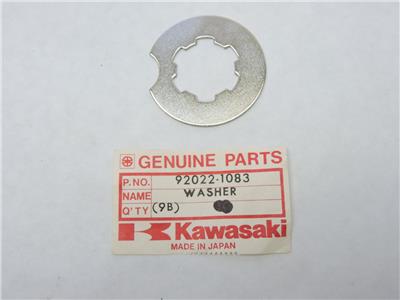 92022-1083 NOS Kawasaki Washer, Splined KZ400-B1 KZ400-H1 KZ400-A2