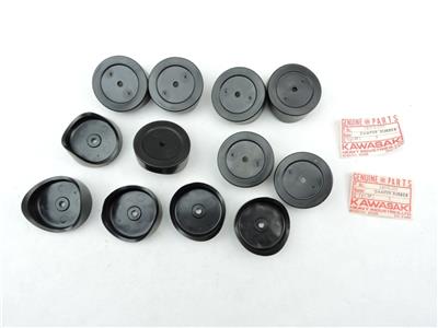 12 NOS 28016–001 Reflex Rubber Dampers 1973-75 Kawasaki H2 750 H1