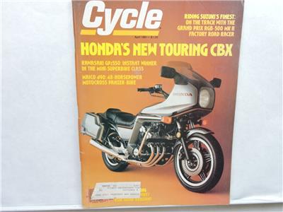 Cycle Magazine April 1981 Kawasaki GPz550 Maico 490 Yamaha 650 750