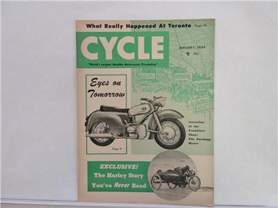 【お年玉セール特価】 Cycle Magazine January 1954 Zundapp Boxer BSA Road Rocket タイヤ・ホイール