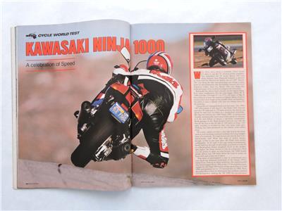 Cycle World Magazine1988 Kawasaki Ninja 100 Ducati 851 Yamaha