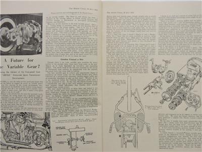 24 July 1952 The Motor Cycle Magazine James 197cc Captain 45cc